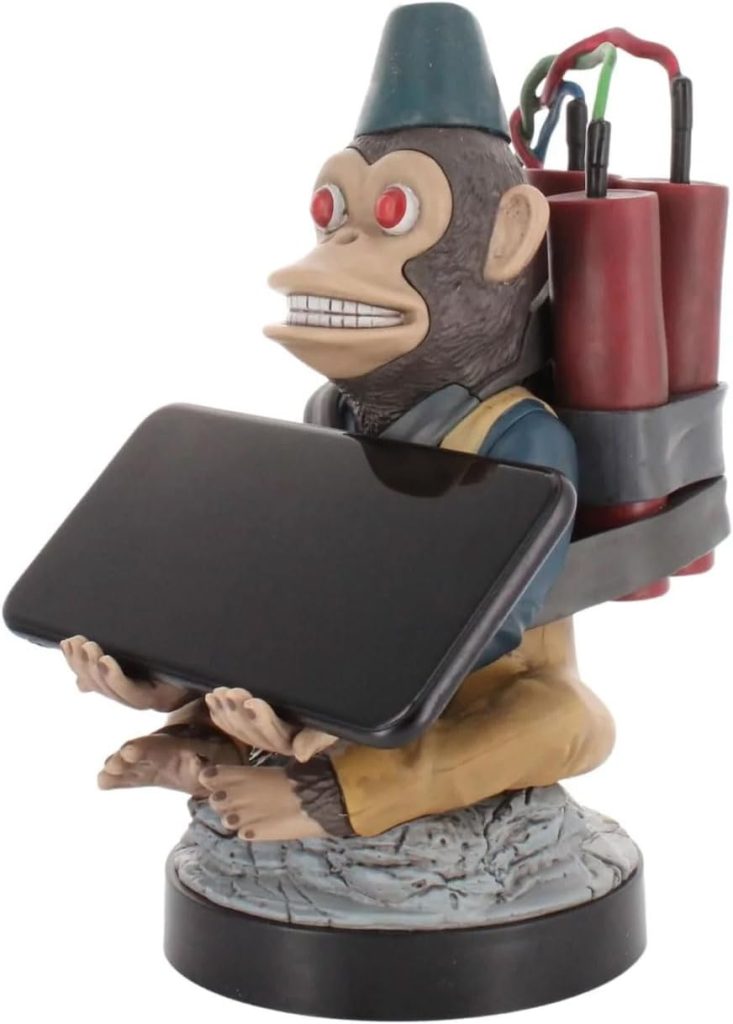 Exquisite Gaming: Call of Duty: Monkeybomb - Original Mobile Phone  Gaming Controller Holder, Device Stand, Cable Guys, Licensed Figure